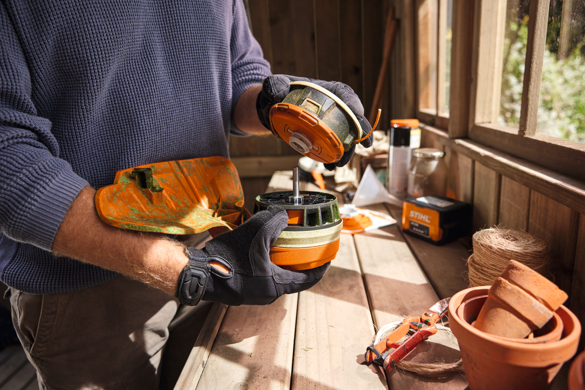 STIHL FSA 70 R Battery Powered Grass Trimmer