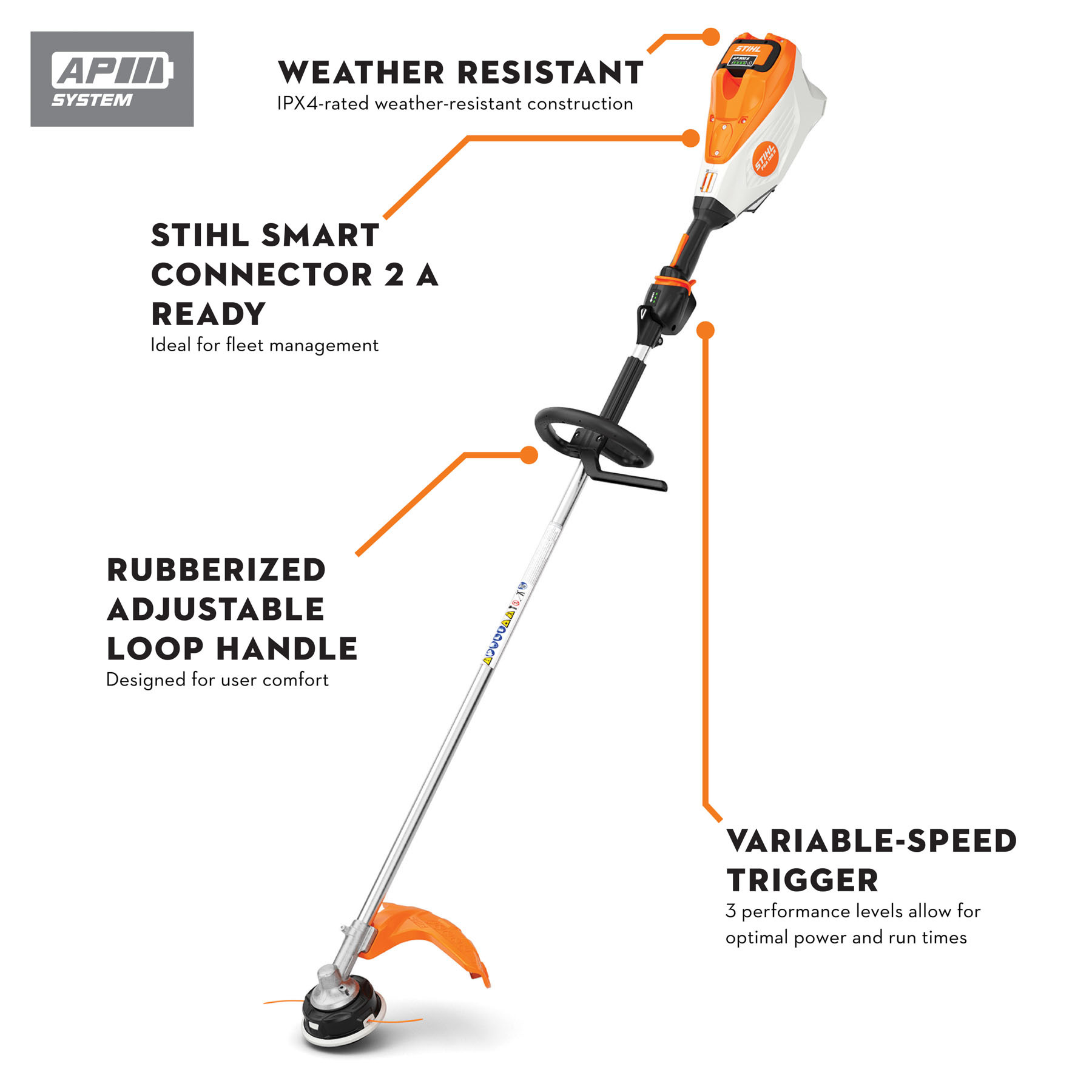 STIHL FSA 135 Battery Powered Grass Trimmer