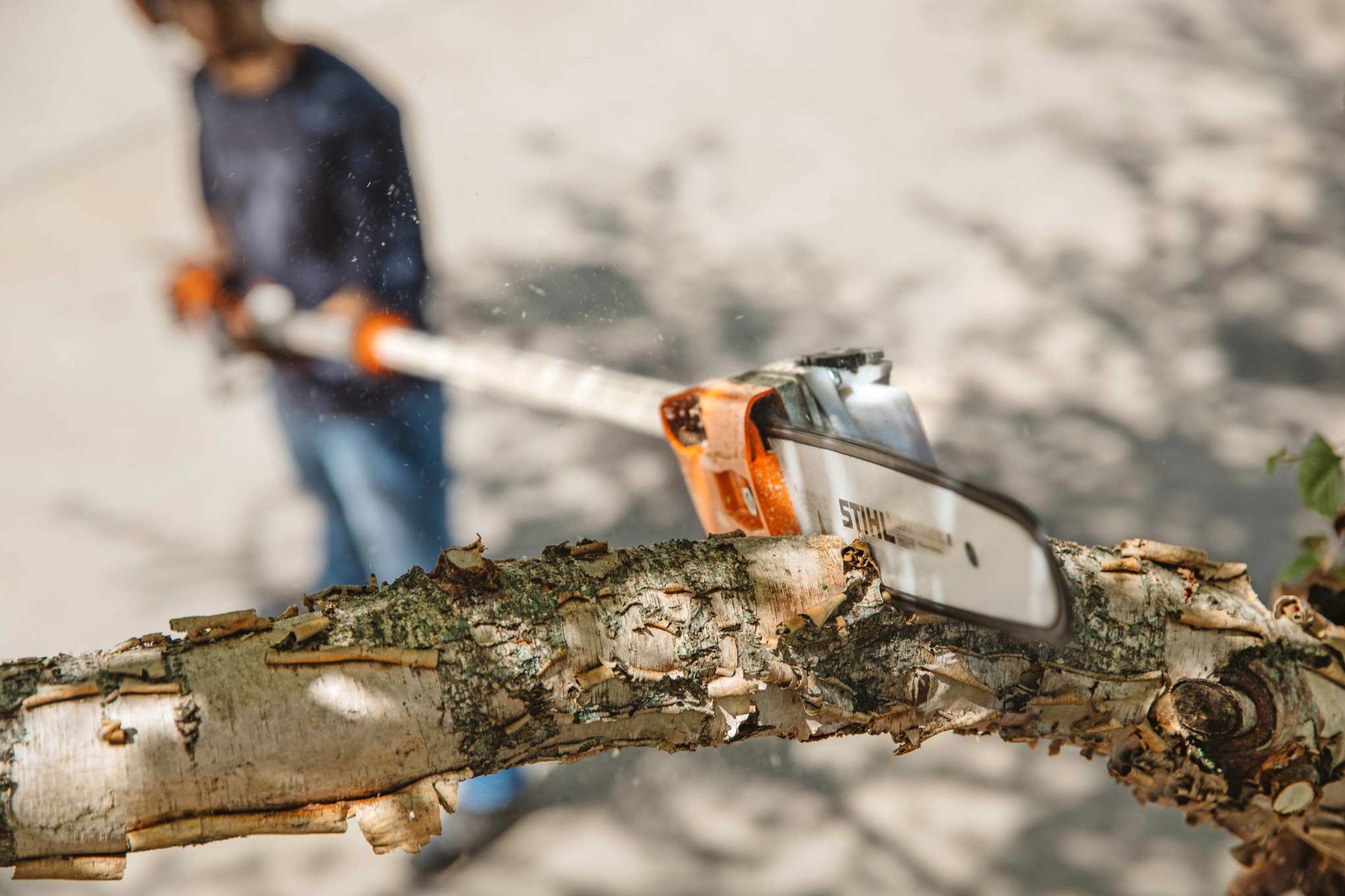 STIHL HTA 135 Battery Powered Pole Pruner